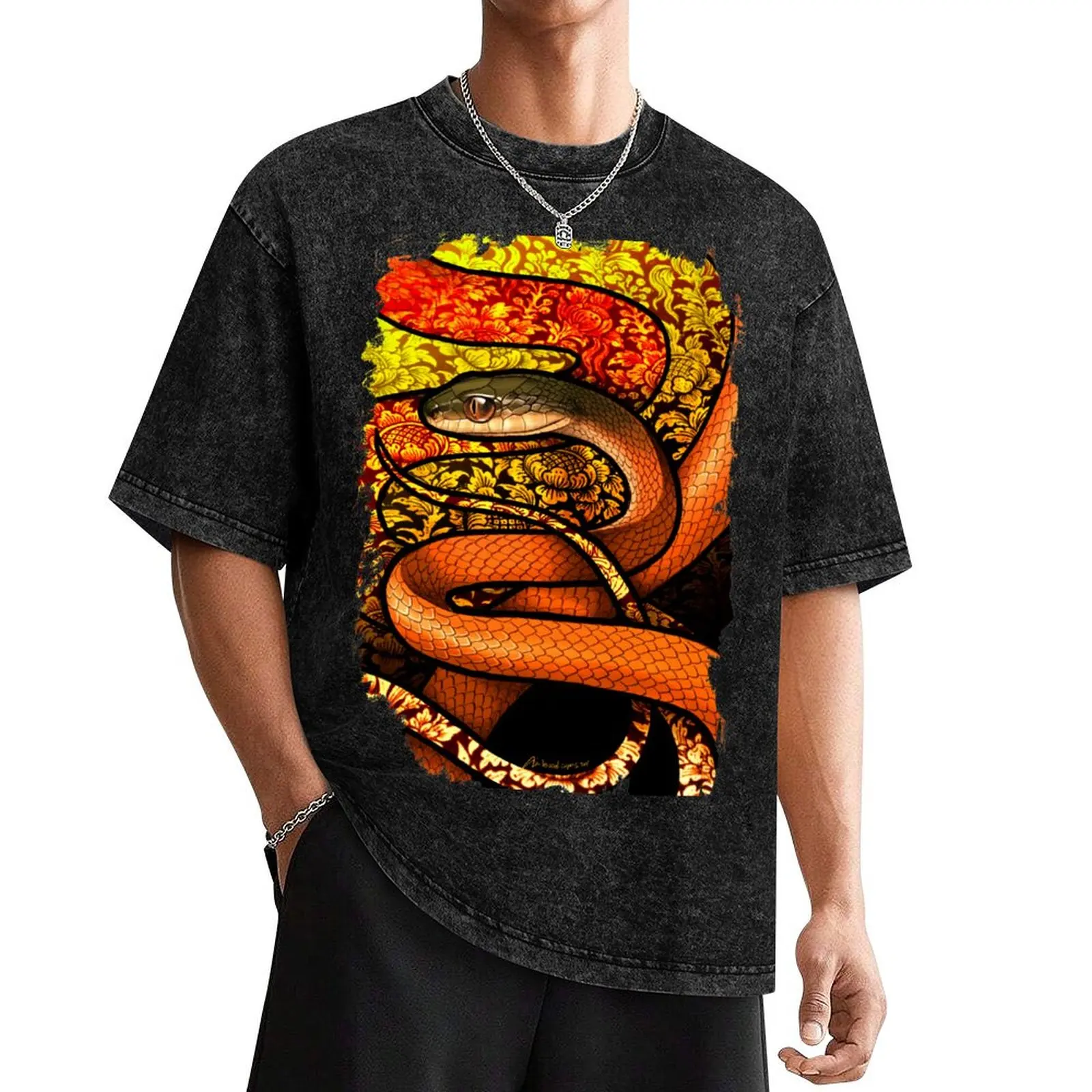 Black-Headed Cat Snake T-Shirt sports fans korean fashion oversize t-shirts man plain white t shirts men
Black-Headed Cat Snake T-Shirt sports fans korean fashion oversize t-shirts man plain white t shirts men