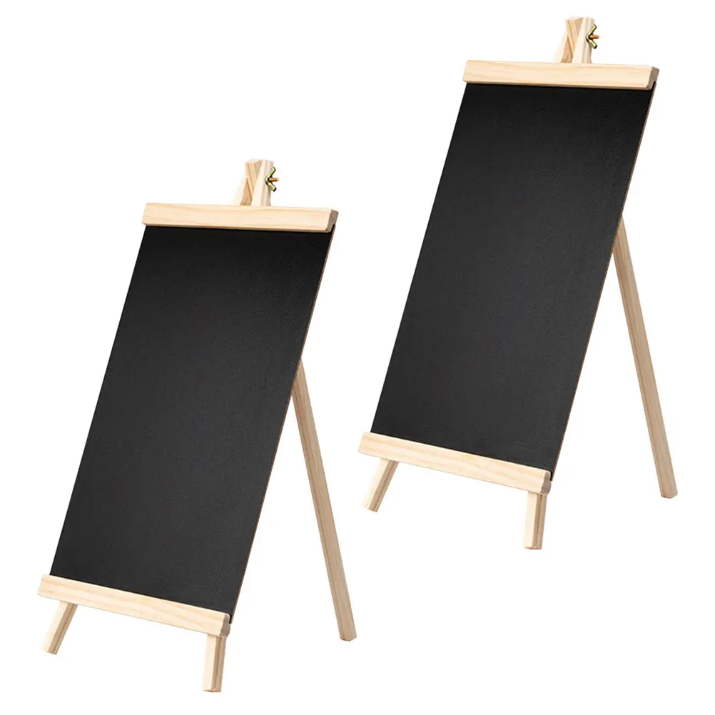 2Pcs 16x29cm Blackboard Tabletop Easel Chalkboard Signs Food Labels Party Buffet Acrylic Wood Wedding Message Reusable Erasable
2Pcs 16x29cm Blackboard Tabletop Easel Chalkboard Signs Food Labels Party Buffet Acrylic Wood Wedding Message Reusable Erasable