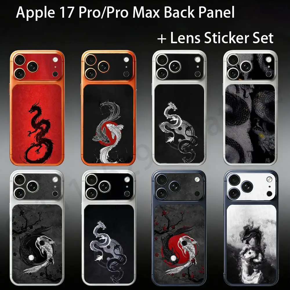 Japanese Art Dragon Yin Yang For iPhone 17Pro/ProMax Battry Back Cover with Camera Decal Skin Rear Protective Sticker Film
Japanese Art Dragon Yin Yang For iPhone 17Pro/ProMax Battry Back Cover with Camera Decal Skin Rear Protective Sticker Film