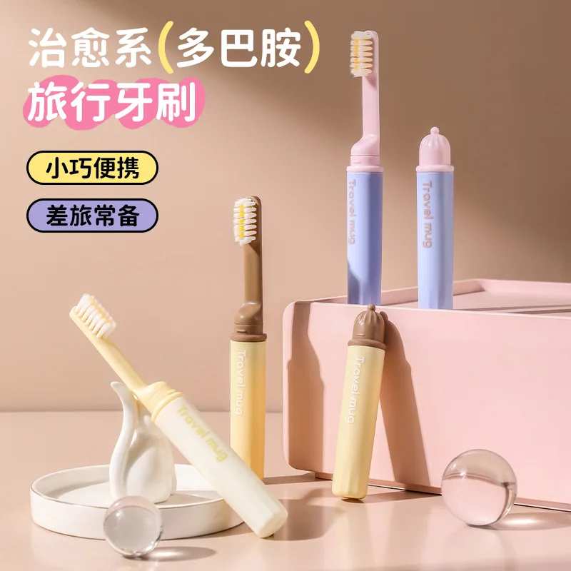 Plastic Folding Toothbrush Travel Lightweight Convenient Soft Bristle Toothbrush Household Storage Toothbrush for Oral Cleaning
Plastic Folding Toothbrush Travel Lightweight Convenient Soft Bristle Toothbrush Household Storage Toothbrush for Oral Cleaning