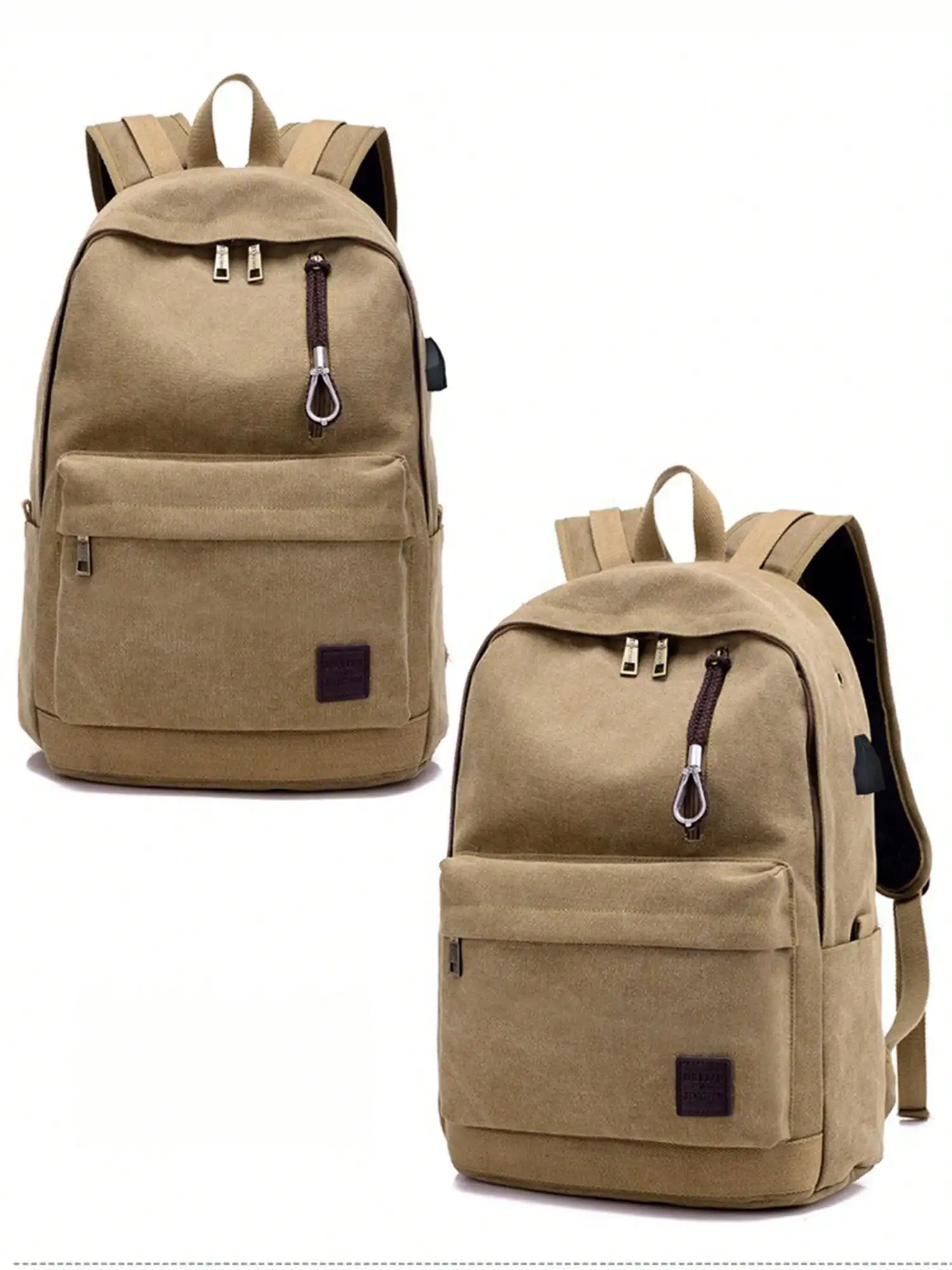 Waterproof Canvas Vintage Daypack Laptop Backpack School Backpack Travel Work Rucksack College Computer Bag Bookbag With USB Charging Port
Waterproof Canvas Vintage Daypack Laptop Backpack School Backpack Travel Work Rucksack College Computer Bag Bookbag With USB Charging Port