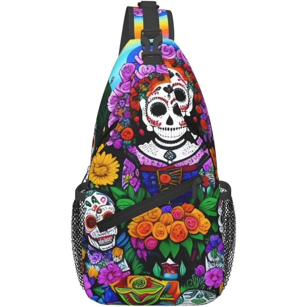 Сумка через плечо для мужчин и женщин по диагонали — легкая и прочная с высокой вместительностью для хранения «День мертвых принтов»
Сумка через плечо для мужчин и женщин по диагонали — легкая и прочная с высокой вместительностью для хранения «День мертвых принтов»
