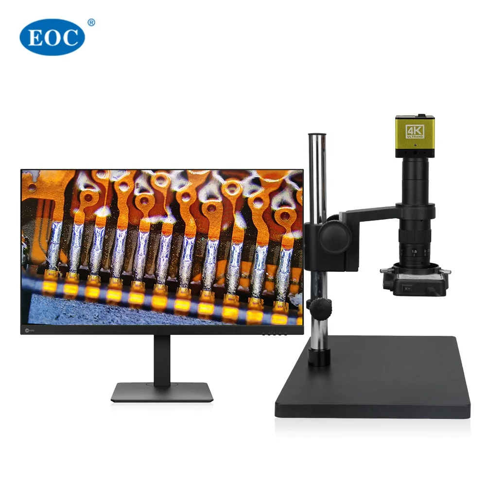 EOC Microscope 2021 NEW Real 4K 3840 x 2160 resolution H-D-M-I measuring 180x HD industrial camera digital microscope price
EOC Microscope 2021 NEW Real 4K 3840 x 2160 resolution H-D-M-I measuring 180x HD industrial camera digital microscope price