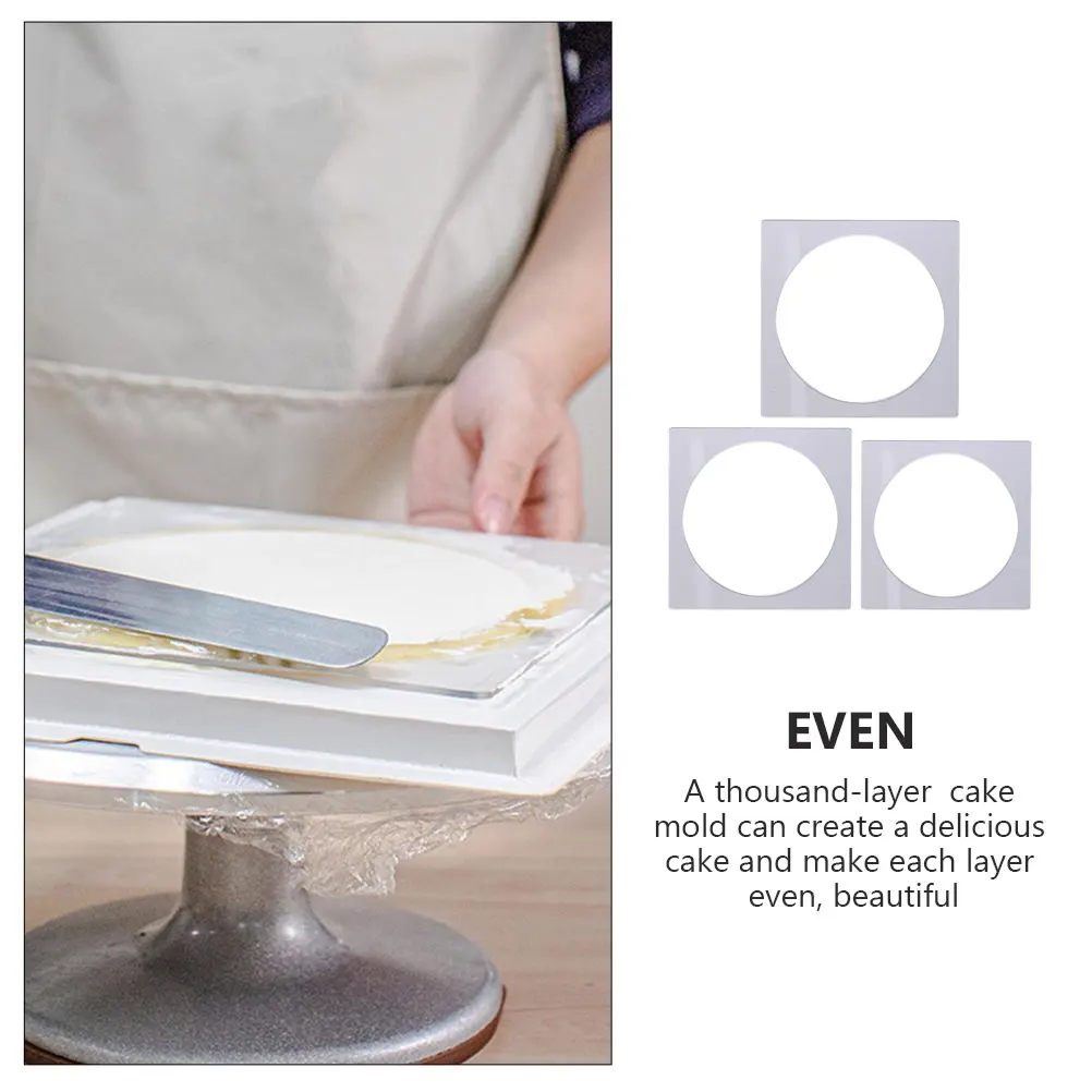 2pcs Kit Baking Kit Transparent Acrylic Layer Molds Thousand Cake Decorate Mold Square Board Cream Cake Scraping Plate Tool
2pcs Kit Baking Kit Transparent Acrylic Layer Molds Thousand Cake Decorate Mold Square Board Cream Cake Scraping Plate Tool