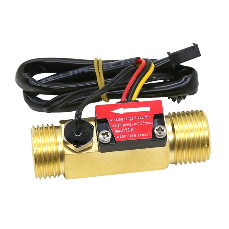 Water G1/2" Brass Effect Liquid Flowmeter Meter 1-30L/min Used for Water Dispenser
Water G1/2" Brass Effect Liquid Flowmeter Meter 1-30L/min Used for Water Dispenser