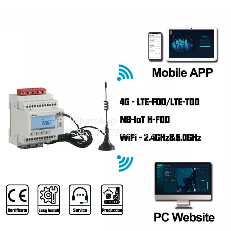 Интеллектуальный монитор питания Wi-Fi ADW300-WF 660 В переменного тока 0,5 с, напряжение в реальном времени, потребление монитора
Интеллектуальный монитор питания Wi-Fi ADW300-WF 660 В переменного тока 0,5 с, напряжение в реальном времени, потребление монитора