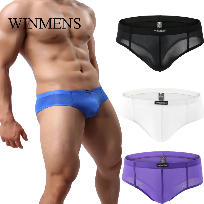 Adult Men's Translucent Briefs Underwear Solid Soft Gay Sexy See Through Jockstraps Underpants Elastic Low Waist Sissy Panties
Adult Men's Translucent Briefs Underwear Solid Soft Gay Sexy See Through Jockstraps Underpants Elastic Low Waist Sissy Panties