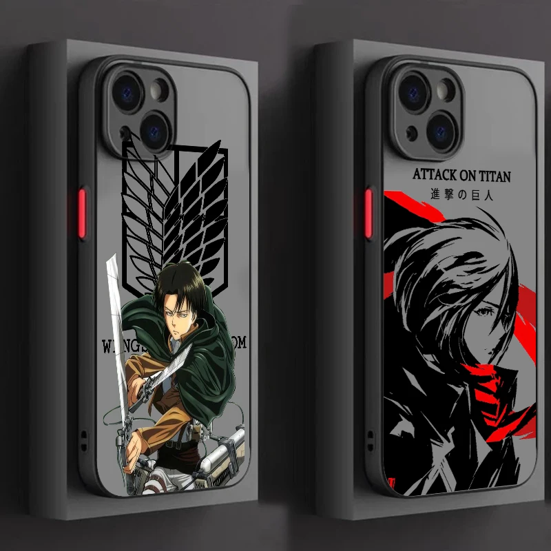 Anime Attack On Titan Art Frosted Translucent For Apple iPhone 15 14 13 12 11 XS XR X 8 7 SE Pro Max Plus Mini Soft Phone Case
Anime Attack On Titan Art Frosted Translucent For Apple iPhone 15 14 13 12 11 XS XR X 8 7 SE Pro Max Plus Mini Soft Phone Case