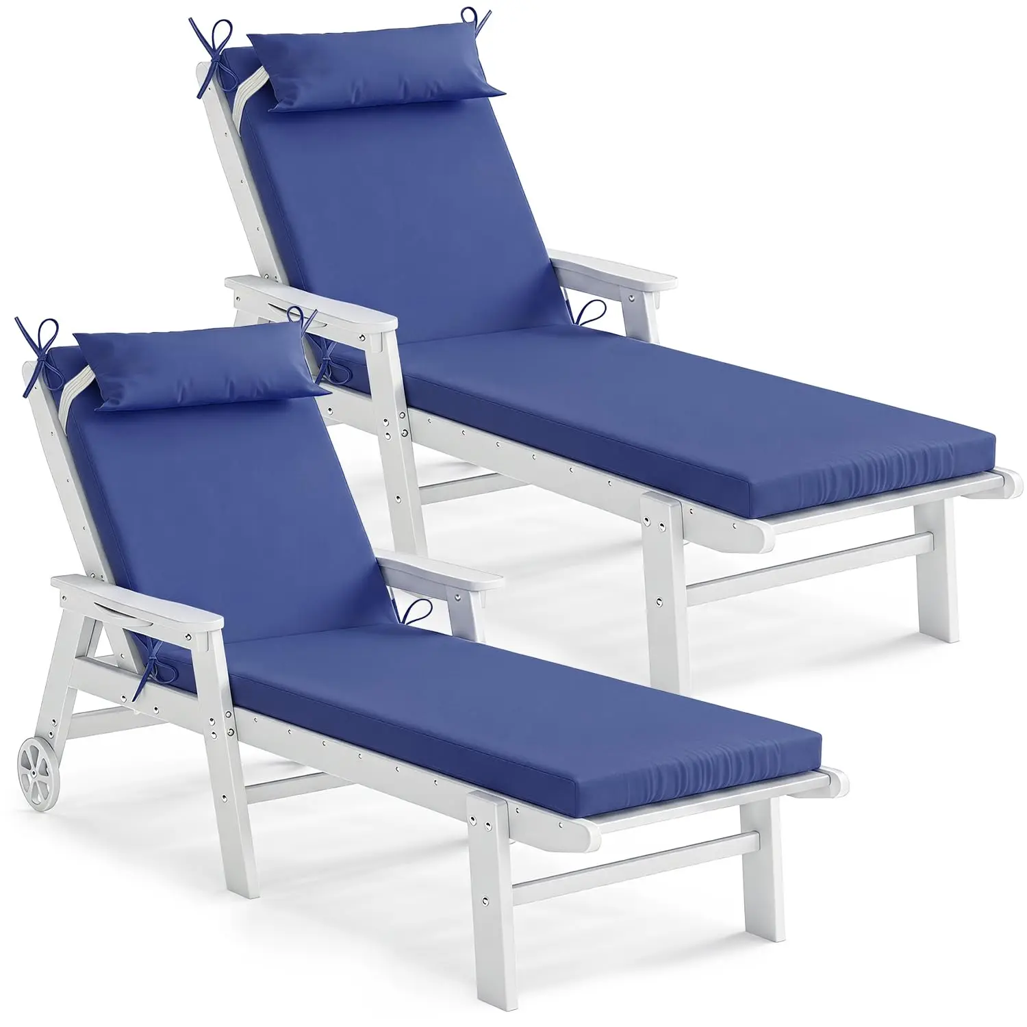 Outdoor Chaise Lounge Cushions Set of 2, Thick Patio Lounge Chair Cushion with Ties, Water & Fade-Resistant Patio, Customized
Outdoor Chaise Lounge Cushions Set of 2, Thick Patio Lounge Chair Cushion with Ties, Water & Fade-Resistant Patio, Customized
