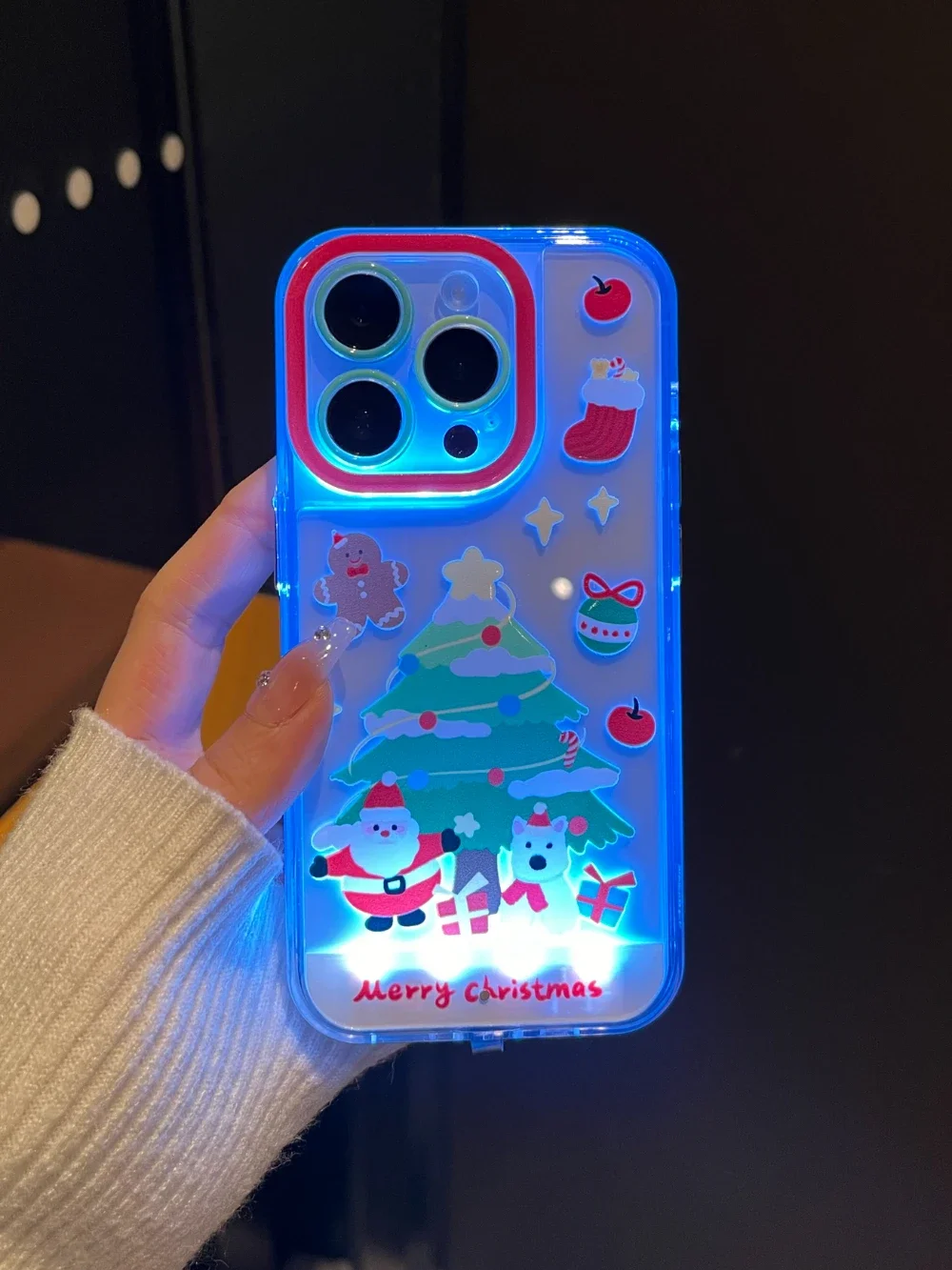Luminous Call Light Up Flash Christmas Snowman Santa Claus Tree Phone Case For iPhone 16 15 13 12 11 14 Pro Max Plus Light Cover
Luminous Call Light Up Flash Christmas Snowman Santa Claus Tree Phone Case For iPhone 16 15 13 12 11 14 Pro Max Plus Light Cover
