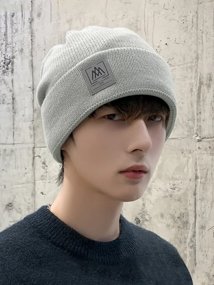 Hat Men's Autumn and Winter Warm Woolen Hat Big Head Round Knitted Hat Fashion Cotton Hat Plus Cashmere Men's Winter Cold Hat
Hat Men's Autumn and Winter Warm Woolen Hat Big Head Round Knitted Hat Fashion Cotton Hat Plus Cashmere Men's Winter Cold Hat