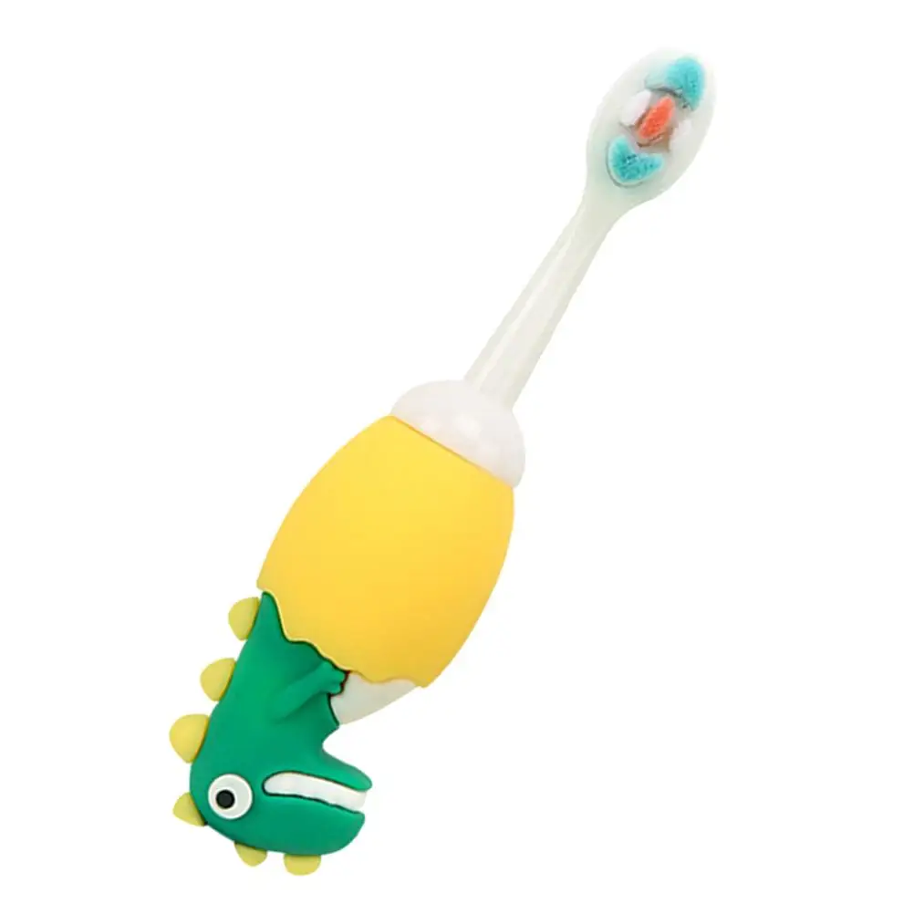 Kids Toothbrush Soft Bristle Silicone Children Dinosaur Cute Plaque Removal Safe al Care Baby Teeth Training Brush Portable
Kids Toothbrush Soft Bristle Silicone Children Dinosaur Cute Plaque Removal Safe al Care Baby Teeth Training Brush Portable