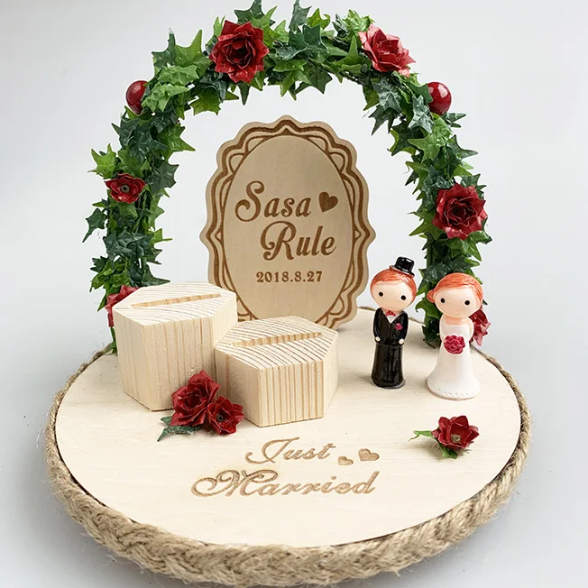 Creative Arch Wedding Ring Support Wood Engraving Custom Handmade Wedding Ring Box Ring Pillow Lover Gift
Creative Arch Wedding Ring Support Wood Engraving Custom Handmade Wedding Ring Box Ring Pillow Lover Gift