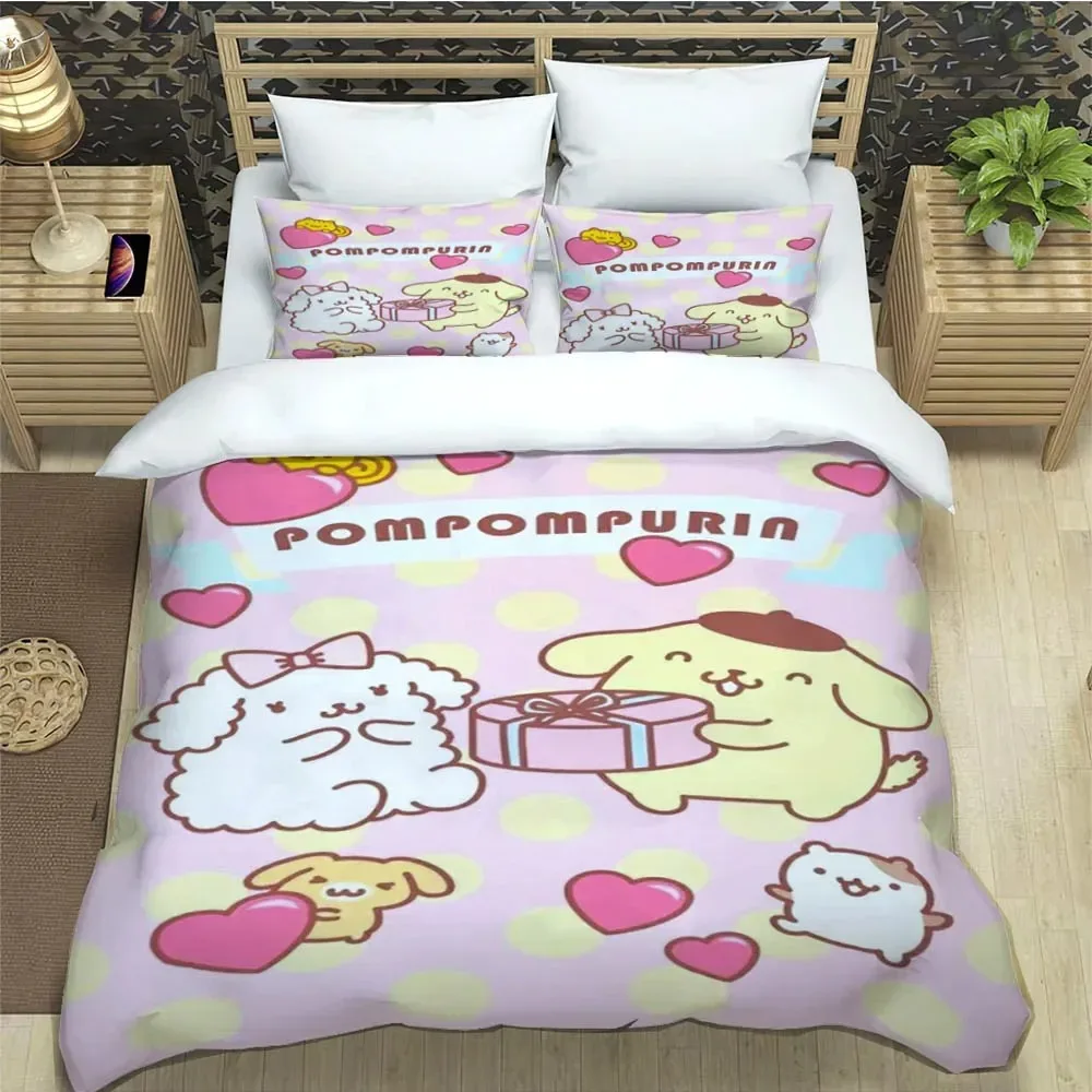 Sanrio милый комплект постельного белья с помпоном Purin, изысканный комплект постельного белья, пододеяльник, комплект постельного белья, роскошный подарок на день рождения
Sanrio милый комплект постельного белья с помпоном Purin, изысканный комплект постельного белья, пододеяльник, комплект постельного белья, роскошный подарок на день рождения