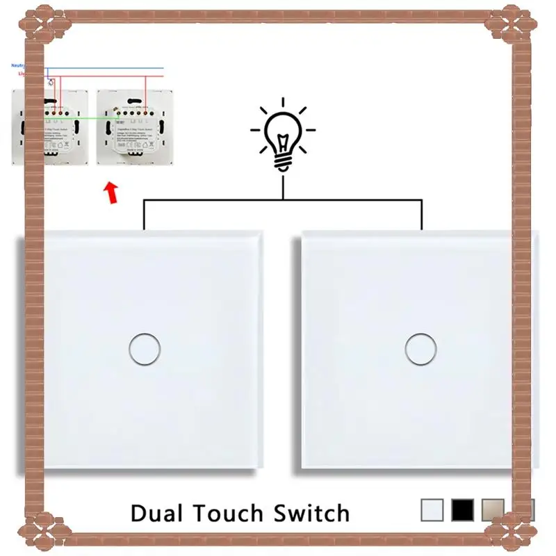 24-Hour Delivery EU 1Gang 2Way Touch Switch Dual Stair Bedroom Sensor Switches Tempered Glass Panel No WI-FI Connection
24-Hour Delivery EU 1Gang 2Way Touch Switch Dual Stair Bedroom Sensor Switches Tempered Glass Panel No WI-FI Connection