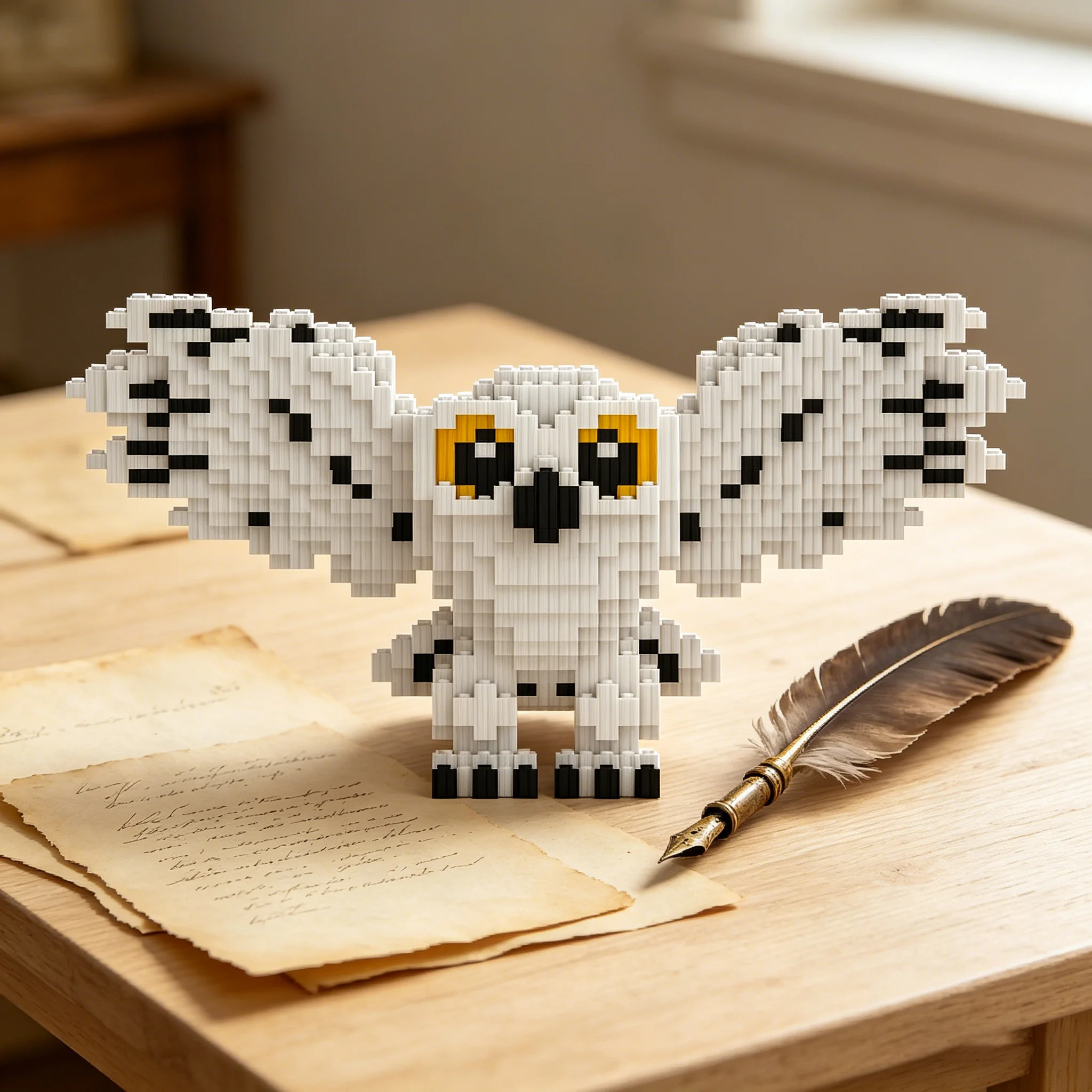 Cute Snowy Owl Building Blocks DIY Micro Particle Assembly Toy Animal Themed Desk Decor Collectible Ornament for Fans Collectors
Cute Snowy Owl Building Blocks DIY Micro Particle Assembly Toy Animal Themed Desk Decor Collectible Ornament for Fans Collectors