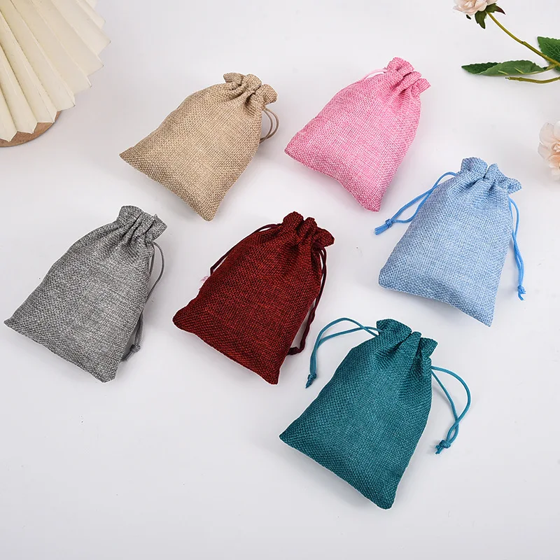 200pcsEco-friendly high-grade drawstring jute bag reusable jewelry bag customizable logo gift bag gift jewelry candy storage bag
200pcsEco-friendly high-grade drawstring jute bag reusable jewelry bag customizable logo gift bag gift jewelry candy storage bag