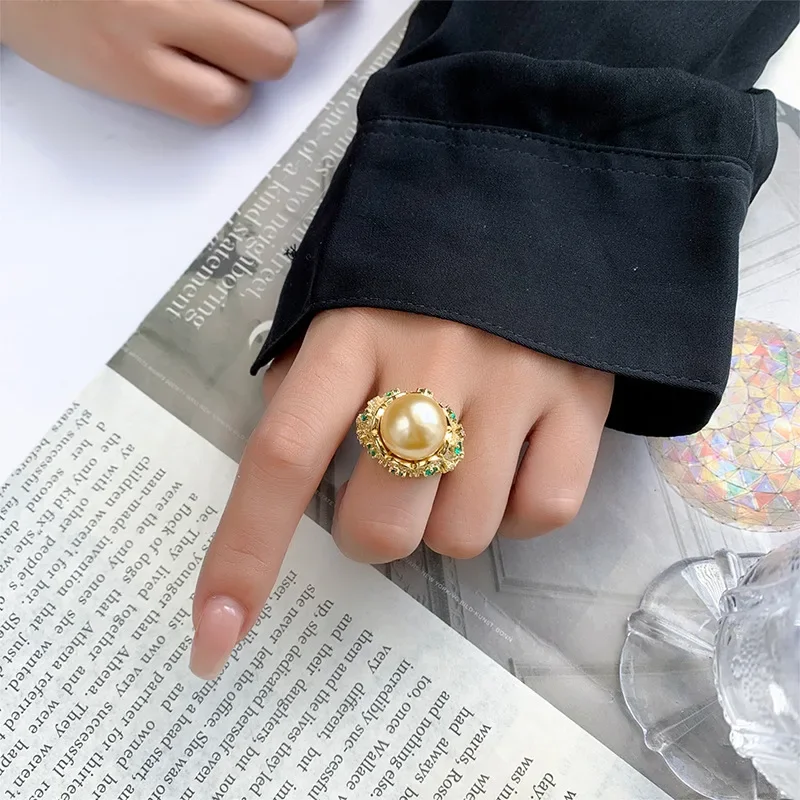 Adjustable Pearl and Crystal Rings with Emerald Accents Available in Gold and Silver Luxurious Design Perfect Women Jewelry Gift
Adjustable Pearl and Crystal Rings with Emerald Accents Available in Gold and Silver Luxurious Design Perfect Women Jewelry Gift