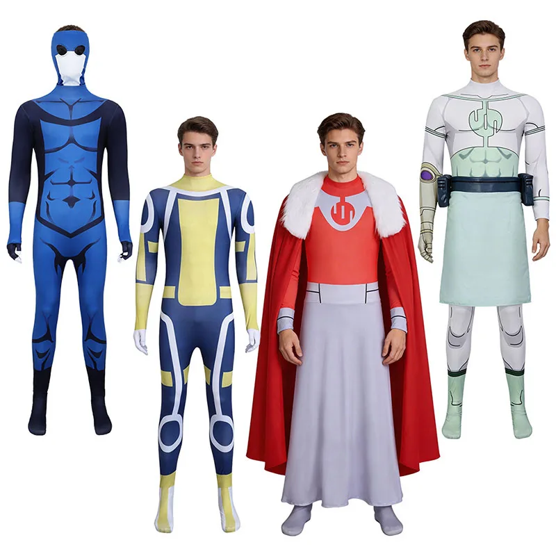 Movie Invincible Cosplay Thragg Jumpsuit With Cloak Adult The Hero Mark Costume Fantastic Halloween Carnival Party Uniform New
Movie Invincible Cosplay Thragg Jumpsuit With Cloak Adult The Hero Mark Costume Fantastic Halloween Carnival Party Uniform New