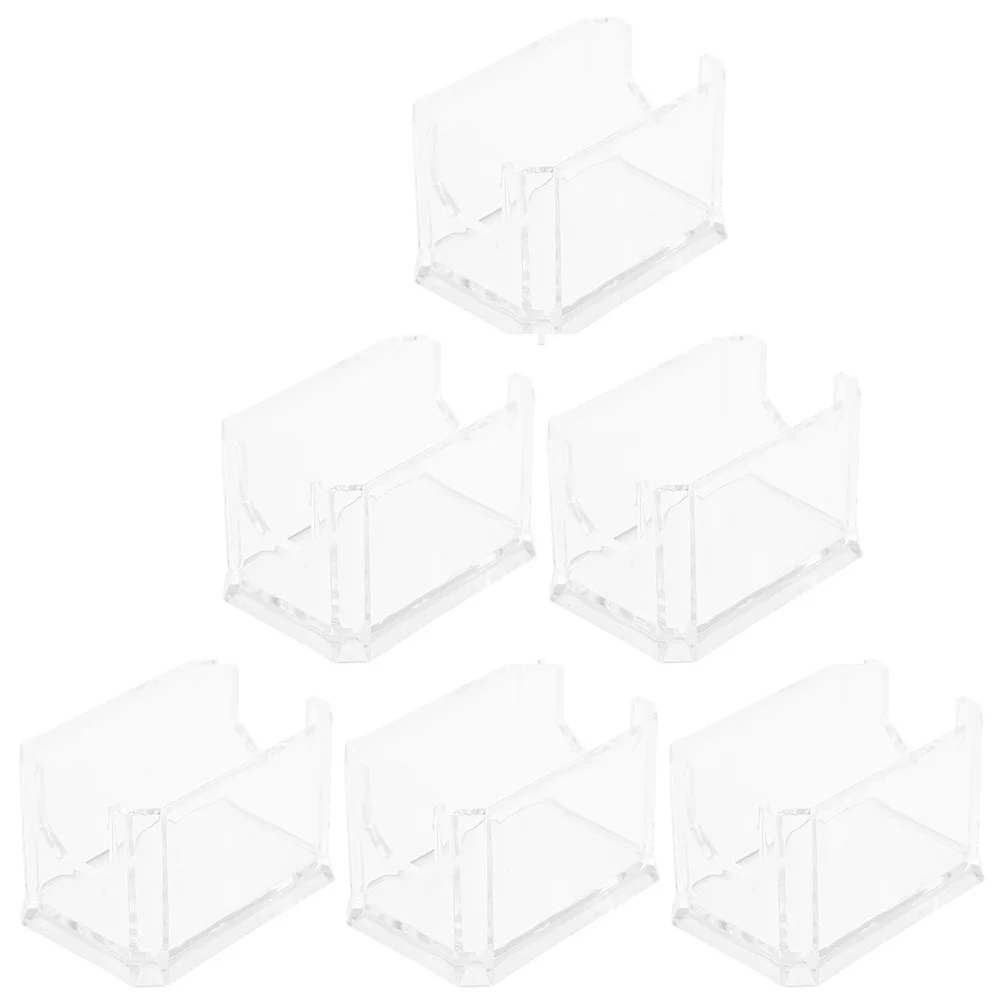 6Pcs Acrylic Coffee Bag Box and Transparent Storage Container for Tea Bags Sugar Packets Snacks Perfect for Modern Home
6Pcs Acrylic Coffee Bag Box and Transparent Storage Container for Tea Bags Sugar Packets Snacks Perfect for Modern Home