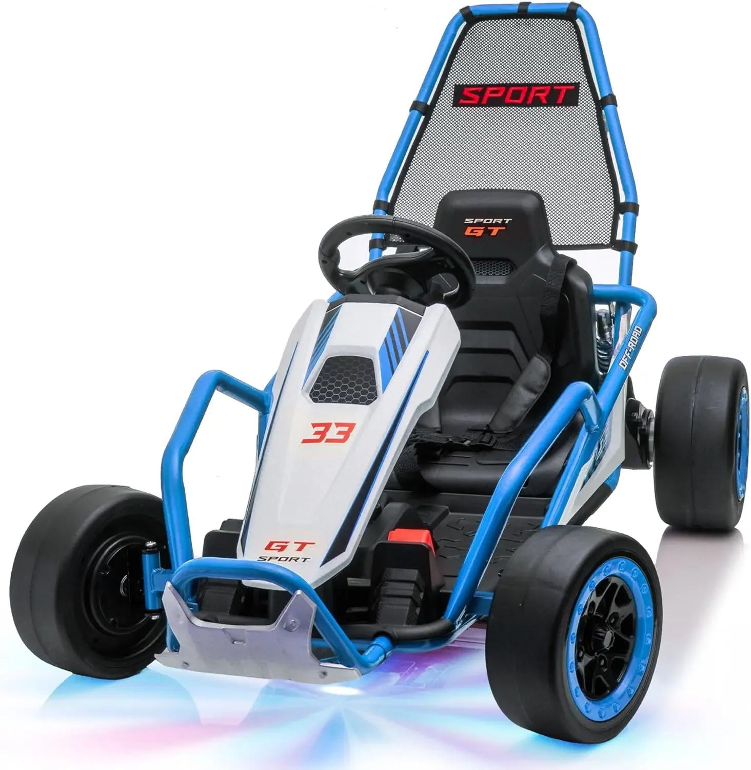 24V 8.5 MPH Electric Go Kart for Kids, 400W Powerful Drift Kart w/Front EVA Wheel & Metal Frame, Ride on Toy w/Music & Lights, S
24V 8.5 MPH Electric Go Kart for Kids, 400W Powerful Drift Kart w/Front EVA Wheel & Metal Frame, Ride on Toy w/Music & Lights, S