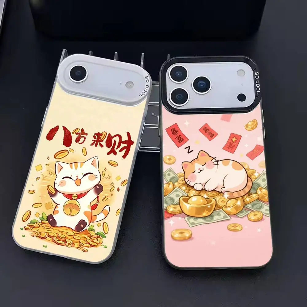 Lucky Money Cat Phone Case For iPhone 17,16,15,14,13,12,11,Pro Max,Plus black Candy Silver Cover
Lucky Money Cat Phone Case For iPhone 17,16,15,14,13,12,11,Pro Max,Plus black Candy Silver Cover