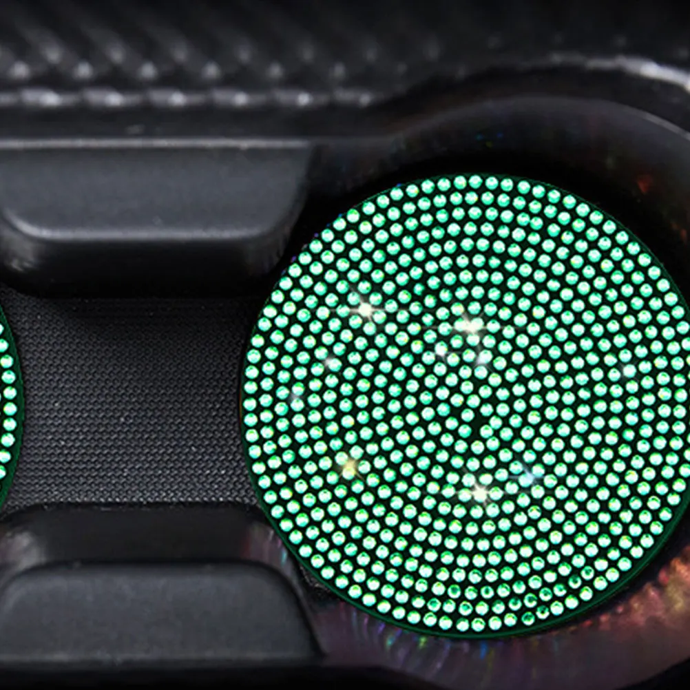 2pcs Circular PVC Coaster for Car Cup Holders Green Travel Crystal Drinks Coasters Easy Clean Temp Resistant Home
2pcs Circular PVC Coaster for Car Cup Holders Green Travel Crystal Drinks Coasters Easy Clean Temp Resistant Home