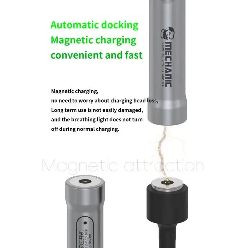 МЕХАНИЧЕСКИЙ светодиодный многофункциональный держатель инструмента для обслуживания из алюминиевого сплава, магнитная зарядка добавляет пять видов ручных полировальных лезвий. 
МЕХАНИЧЕСКИЙ светодиодный многофункциональный держатель инструмента для обслуживания из алюминиевого сплава, магнитная зарядка добавляет пять видов ручных полировальных лезвий.