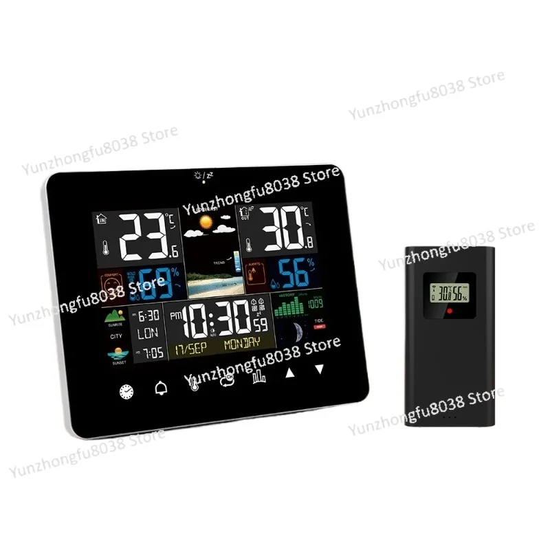 Weather Station Home Digital Display Hygrometer with Touch Screen Wall Clock Table Desk Clock with Wireless Sensor
Weather Station Home Digital Display Hygrometer with Touch Screen Wall Clock Table Desk Clock with Wireless Sensor