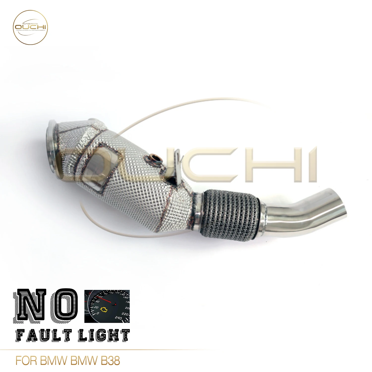 OUCHI No Fault Light Downpipe For BMW B38 Performance Exhaust System High-Quality Material Automotive Accessory
OUCHI No Fault Light Downpipe For BMW B38 Performance Exhaust System High-Quality Material Automotive Accessory