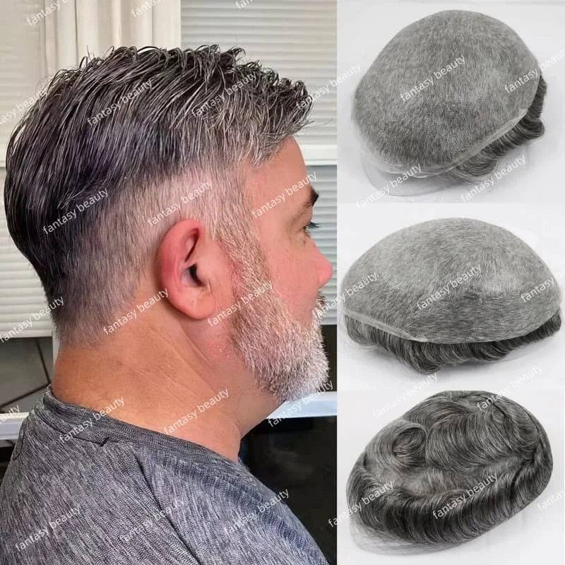 Breathable Utra Thin Skin men toupee 100% density Multi-density double knots With PU Base Toupee Hair Pieces Replacement System
Breathable Utra Thin Skin men toupee 100% density Multi-density double knots With PU Base Toupee Hair Pieces Replacement System