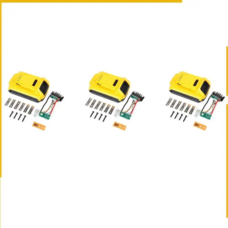 A92P 3X Battery Plastic Case+18650 Lithium Battery Protective Board For Dewalt 5-Cell Battery Tool Battery Case Kit
A92P 3X Battery Plastic Case+18650 Lithium Battery Protective Board For Dewalt 5-Cell Battery Tool Battery Case Kit