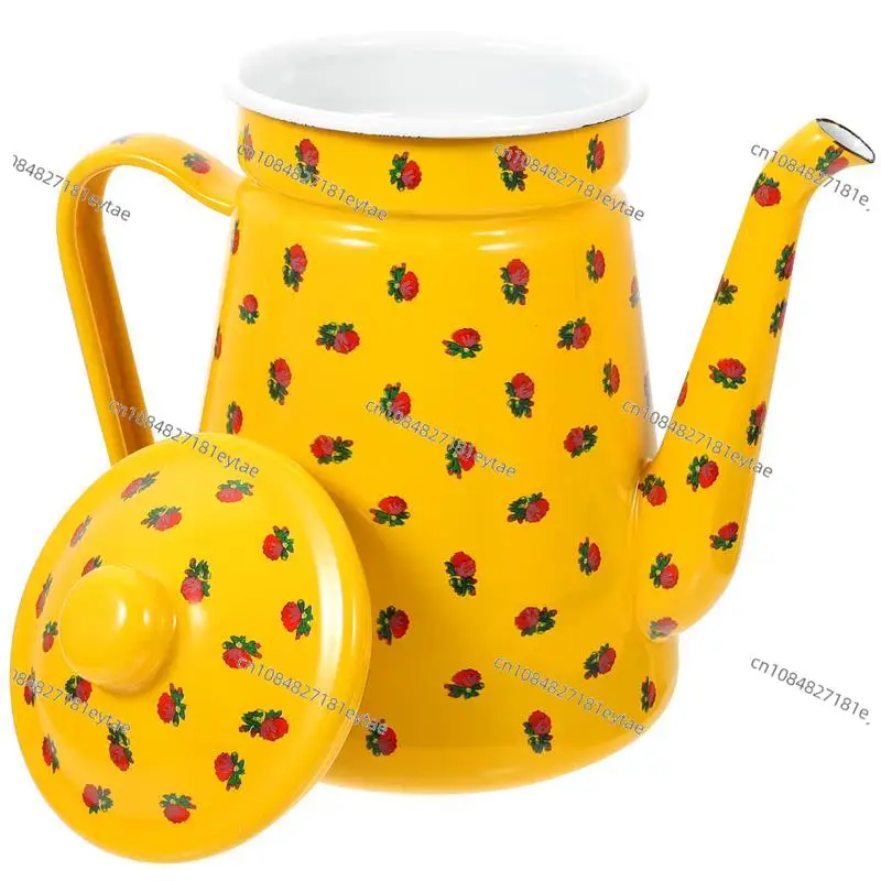 1.5L Enamel Coffee Pot Tea Kettle, Portable Camping Tea Drip Coffee Maker, Campfire Home Kitchen Teapot for Coffee & Tea
1.5L Enamel Coffee Pot Tea Kettle, Portable Camping Tea Drip Coffee Maker, Campfire Home Kitchen Teapot for Coffee & Tea