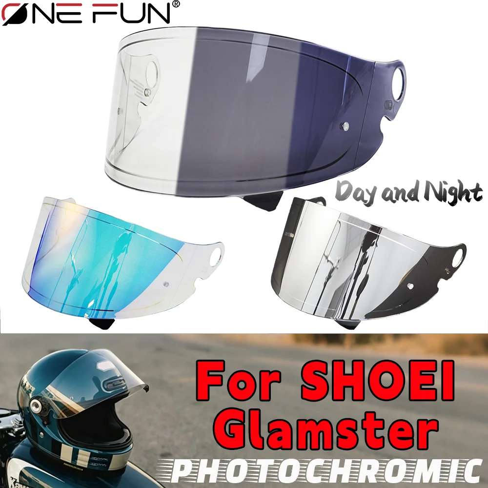Fvisor Shield for SHOEI Glamster CPB-1V Photochromic Motorcycle Replacement Helmet Visor, UV Protection
Fvisor Shield for SHOEI Glamster CPB-1V Photochromic Motorcycle Replacement Helmet Visor, UV Protection