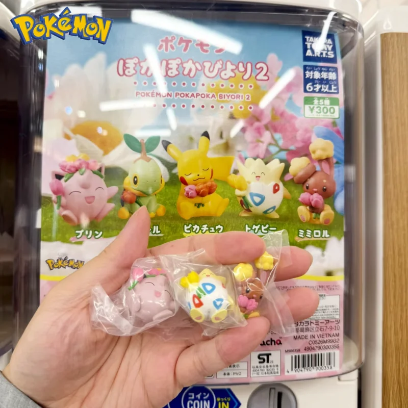Original Anime Pokemon Warm Spring Sun V2 Toys Jigglypuff Turtwig Buneary Togepi Capsule Toys Cartoon Figure Model Xmas Gifts
Original Anime Pokemon Warm Spring Sun V2 Toys Jigglypuff Turtwig Buneary Togepi Capsule Toys Cartoon Figure Model Xmas Gifts