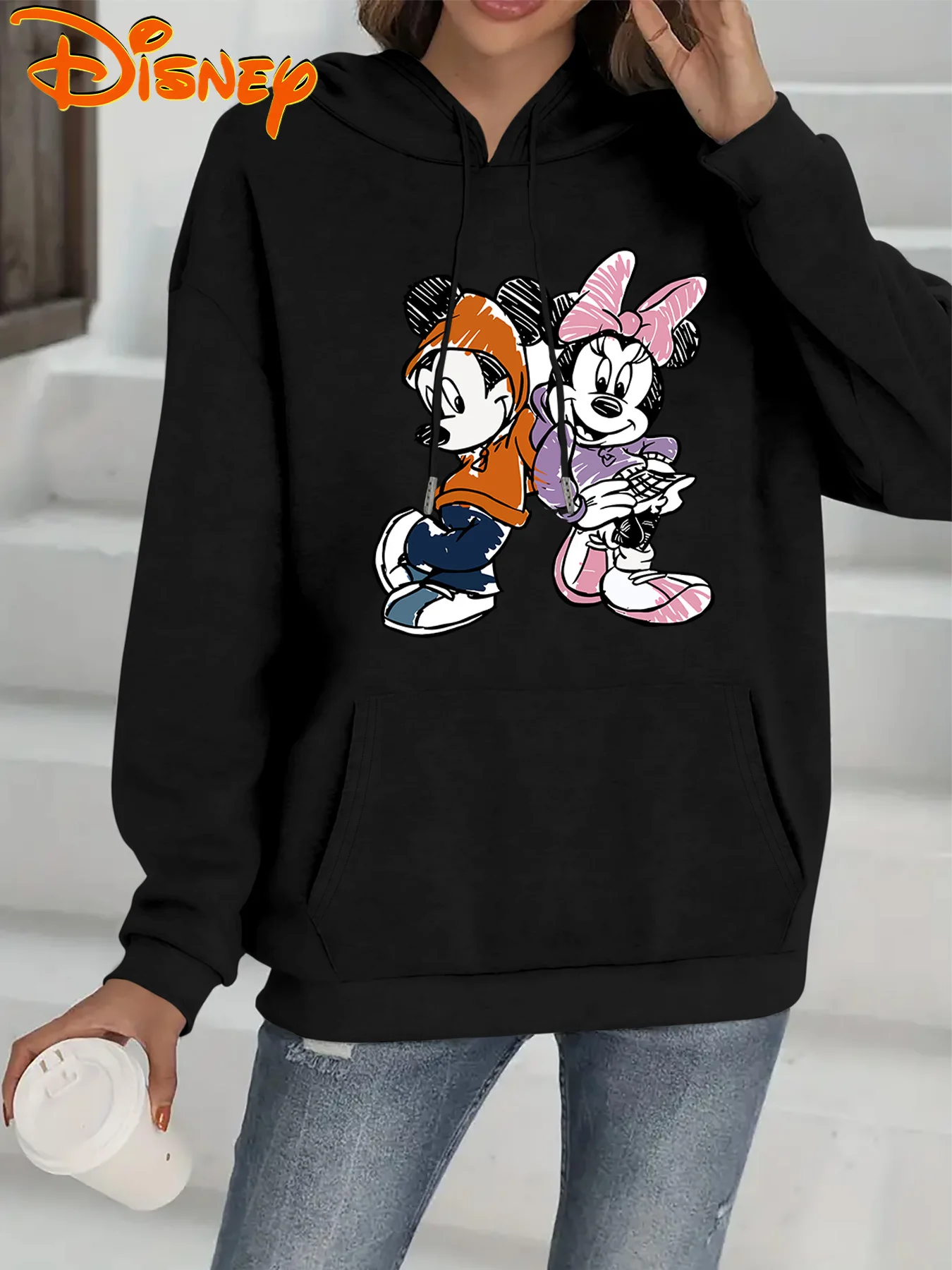 Женские толстовки с Микки Маусом Disney, модная уличная одежда большого размера, толстовки унисекс, осенне-зимние флисовые повседневные универсальные
Женские толстовки с Микки Маусом Disney, модная уличная одежда большого размера, толстовки унисекс, осенне-зимние флисовые повседневные универсальные