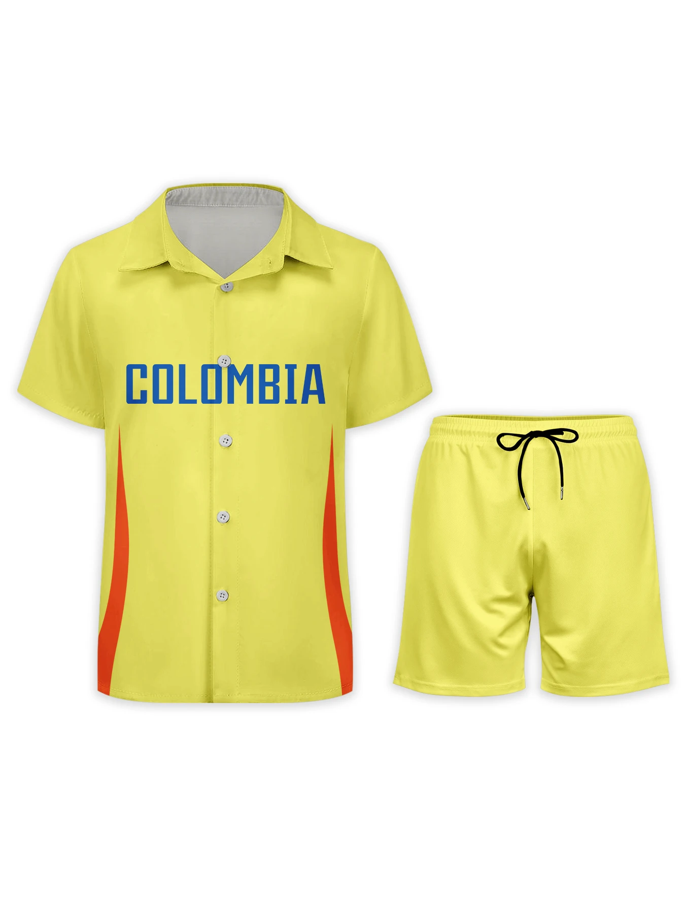 Kids Hawaiian Shirt Set Colombia Patriotic Shirt and Shorts Outfit Summer Holiday Travel Beachwear for Toddler Ages 3-12Y Boys
Kids Hawaiian Shirt Set Colombia Patriotic Shirt and Shorts Outfit Summer Holiday Travel Beachwear for Toddler Ages 3-12Y Boys