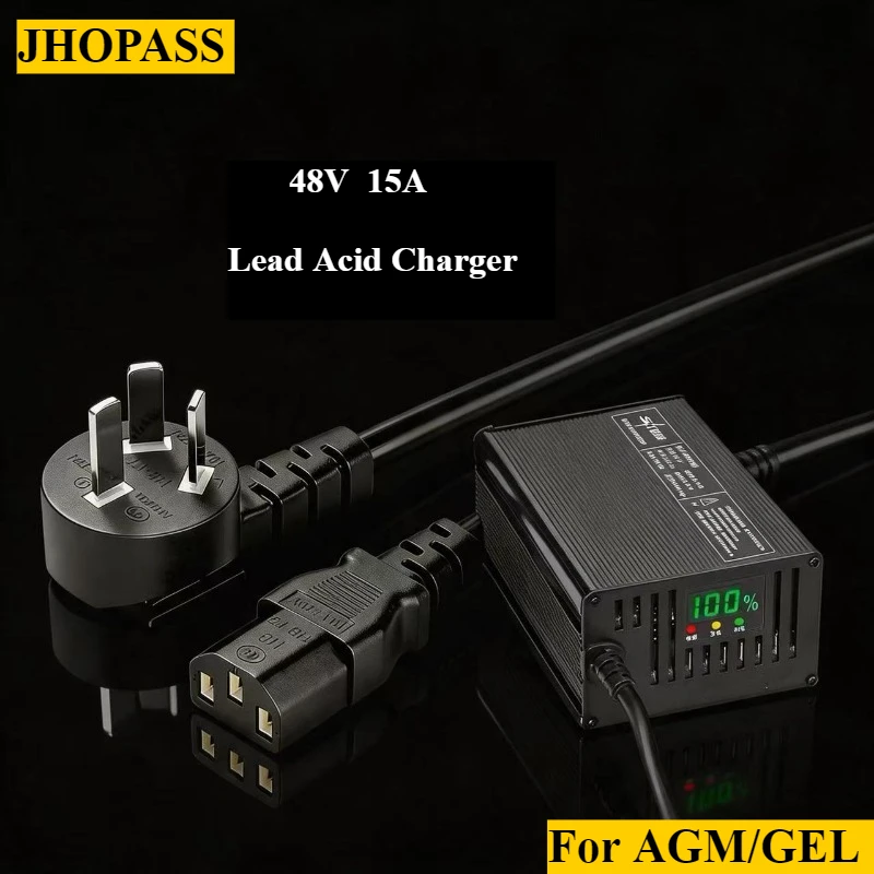HD LCD 48V 15A Smart AGM GEL Lead Acid Battery Charger for Four-wheeler NEV EV Motorcycle E-bike 110V or 220V UK US EU AU Plug
HD LCD 48V 15A Smart AGM GEL Lead Acid Battery Charger for Four-wheeler NEV EV Motorcycle E-bike 110V or 220V UK US EU AU Plug