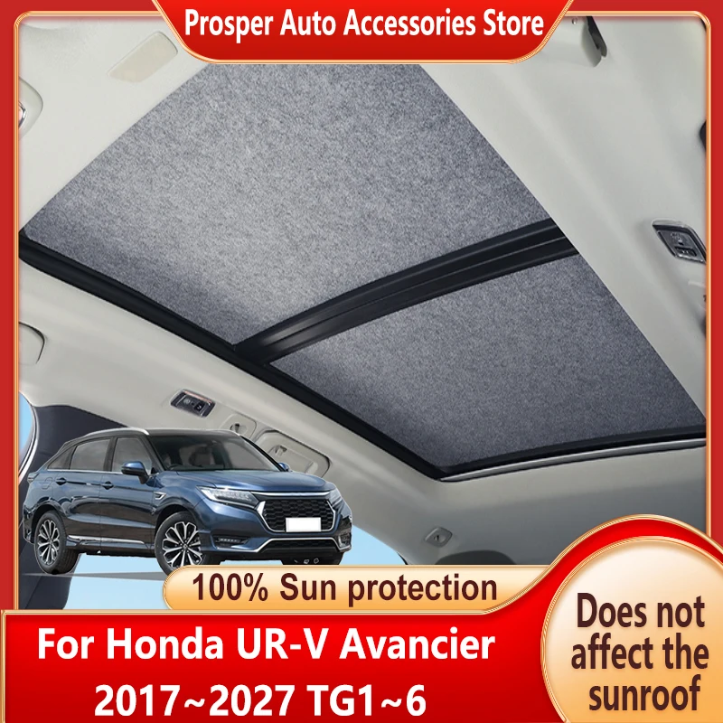 Car Panoramic Sunroof Insulation Roof Visor For Honda UR-V Avancier 2017~2027 Protection Adsorption Sky Curtain Sunshade Anti-UV
Car Panoramic Sunroof Insulation Roof Visor For Honda UR-V Avancier 2017~2027 Protection Adsorption Sky Curtain Sunshade Anti-UV
