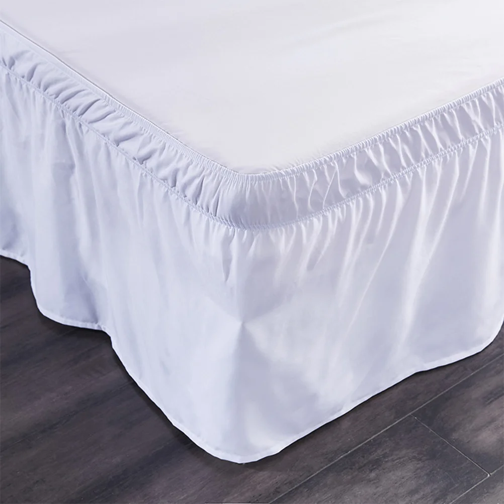 200x200cm White Polyester Ruffled Design Elastic Band Fadeless Wrinkle Free Full Protection Home Hotel
200x200cm White Polyester Ruffled Design Elastic Band Fadeless Wrinkle Free Full Protection Home Hotel