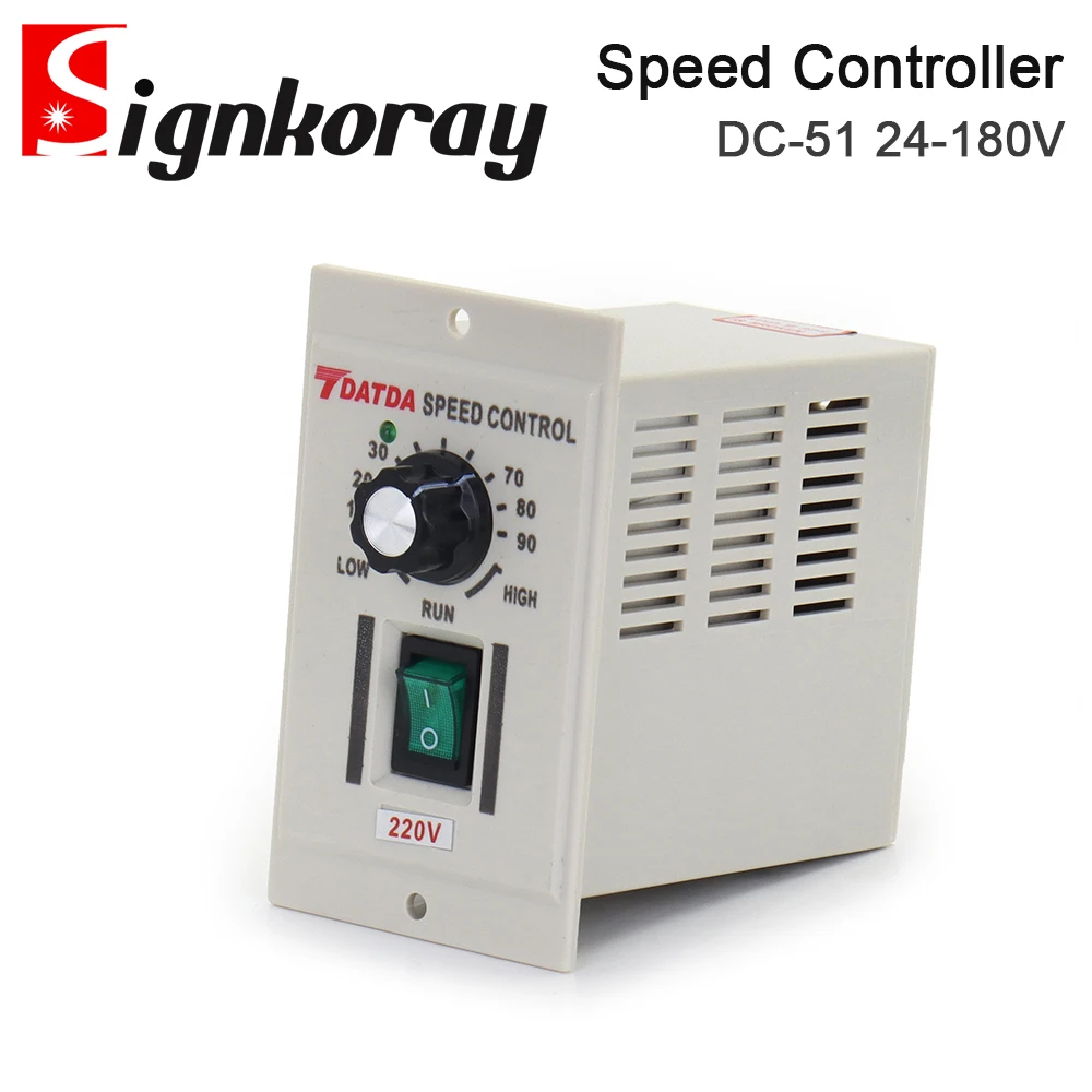 SignkoRay DC-51 AC 220V to DC 90V 12V 24V 36V 180V Electrical Speed Controller for 10W 20W 30W 50W 100W 150W 200W Motor Discount
SignkoRay DC-51 AC 220V to DC 90V 12V 24V 36V 180V Electrical Speed Controller for 10W 20W 30W 50W 100W 150W 200W Motor Discount
