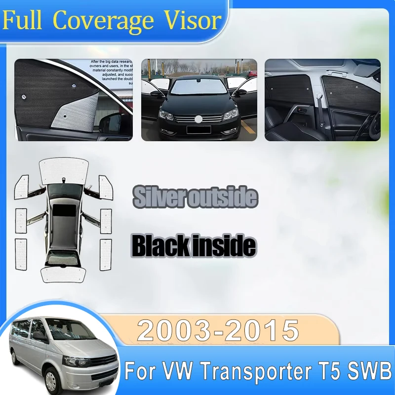 Full Coverages Sunshades For VW Transporter Body Kit T5 SWB 2003 2004-2015 Sunshades Sun Visors Blocks UV Rays Car Accessories
Full Coverages Sunshades For VW Transporter Body Kit T5 SWB 2003 2004-2015 Sunshades Sun Visors Blocks UV Rays Car Accessories