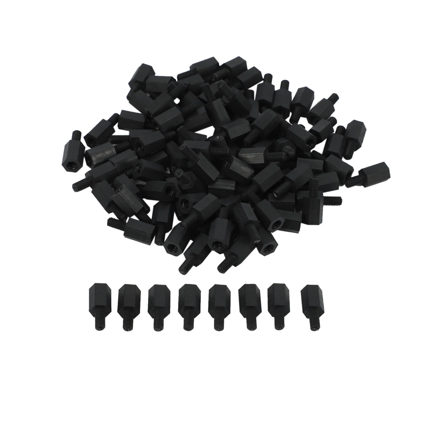 ABJN-200Pcs M3 Thread 8Mm+6Mm PCB Fixed Nylon Hex Standoff Spacer Pillar
ABJN-200Pcs M3 Thread 8Mm+6Mm PCB Fixed Nylon Hex Standoff Spacer Pillar