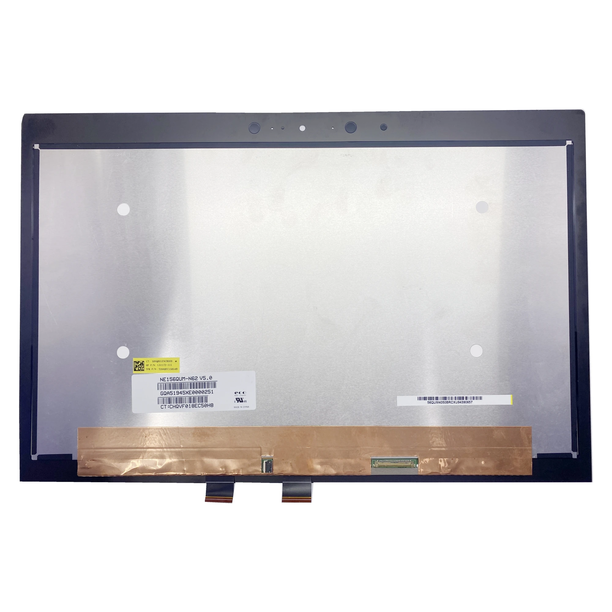 15.6'' 4K Laptop LCD Touch Screen Digitizer Assembly for HP NE156QUM-N62 3840*2160 No-Frame P/N: L51172-111
15.6'' 4K Laptop LCD Touch Screen Digitizer Assembly for HP NE156QUM-N62 3840*2160 No-Frame P/N: L51172-111