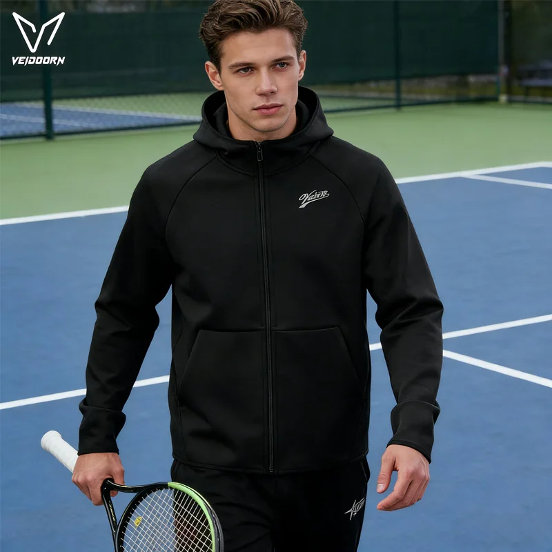 Men's Spring Casual Sports Jacket Loose Fit Lightweight Hooded Training Coat Breathable Outdoor Running Gym Workout Track Top
Men's Spring Casual Sports Jacket Loose Fit Lightweight Hooded Training Coat Breathable Outdoor Running Gym Workout Track Top