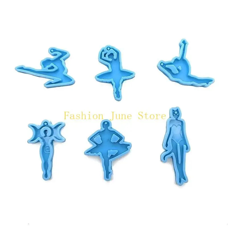 N5KA Hanging Pendant Resin Molds Dancing Girls Shaped Casting Mold DIY Craft Mould
N5KA Hanging Pendant Resin Molds Dancing Girls Shaped Casting Mold DIY Craft Mould