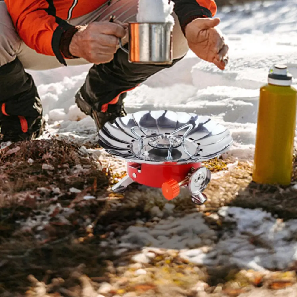 Windproof Piezo Ignition Lotus Gas Stove Outdoor Cooking Gas Burner Cookware With Adapter For Camping Hiking Picnic
Windproof Piezo Ignition Lotus Gas Stove Outdoor Cooking Gas Burner Cookware With Adapter For Camping Hiking Picnic