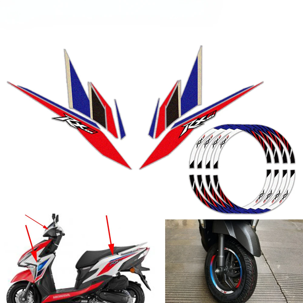 Применимые модификационные наклейки Honda RX125, износостойкие защитные наклейки, наклейки на ступицу колеса, светоотражающие декоративные наклейки на обод 
Применимые модификационные наклейки Honda RX125, износостойкие защитные наклейки, наклейки на ступицу колеса, светоотражающие декоративные наклейки на обод