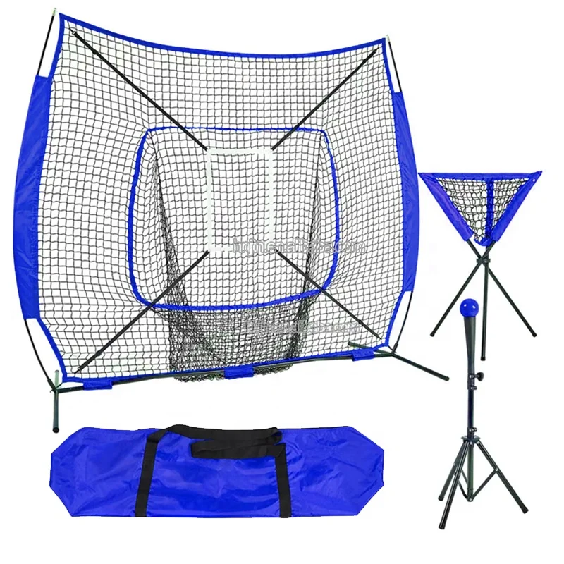 7'x7' Baseball and Softball Batting Cage Net Training Equipment with Batting Tee & Hitting Cage
7'x7' Baseball and Softball Batting Cage Net Training Equipment with Batting Tee & Hitting Cage