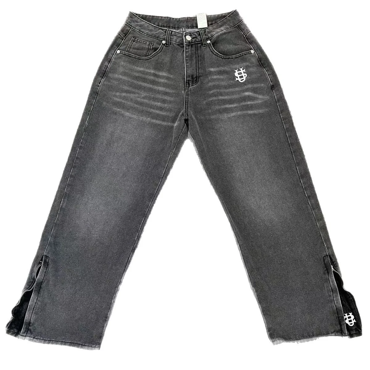 Повседневные прямые джинсы на молнии с вышивкой, уличная одежда в стиле хип-хоп, молодежная удобная дышащая свободная посадка Y2K
Повседневные прямые джинсы на молнии с вышивкой, уличная одежда в стиле хип-хоп, молодежная удобная дышащая свободная посадка Y2K